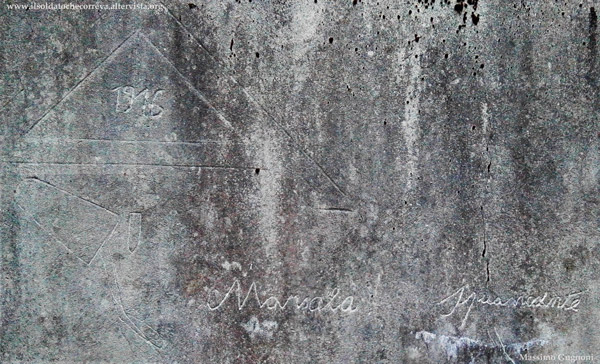 Podestagno: iscrizione marsala e spumante